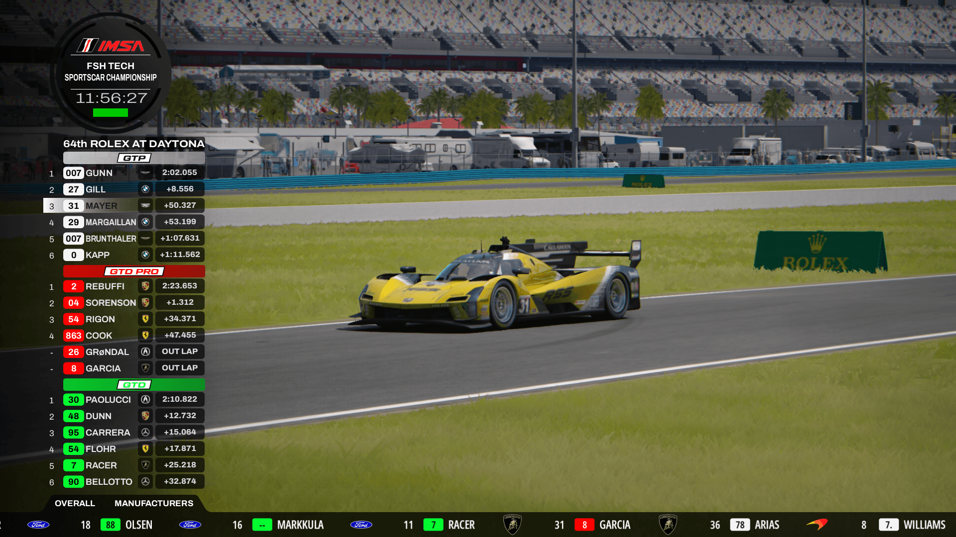 FSH IMSA HUD Broadcast - view 2